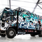 Banksy Truck Crashes Car Sale